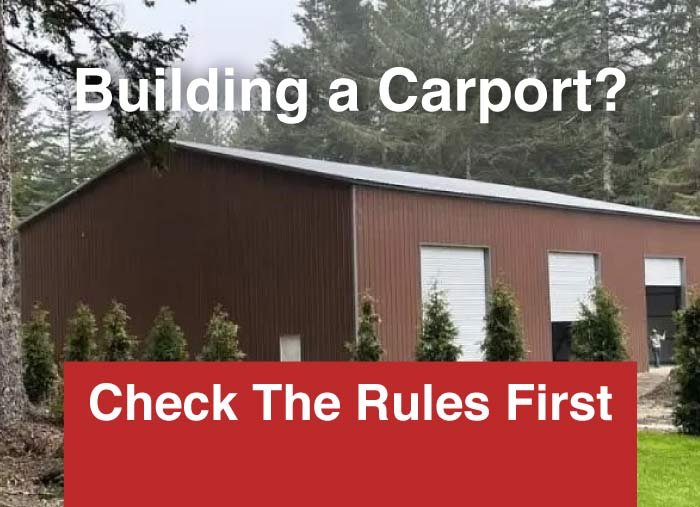 Do I Need a Permit for a Carport? Building a Carport? Check The Rules First